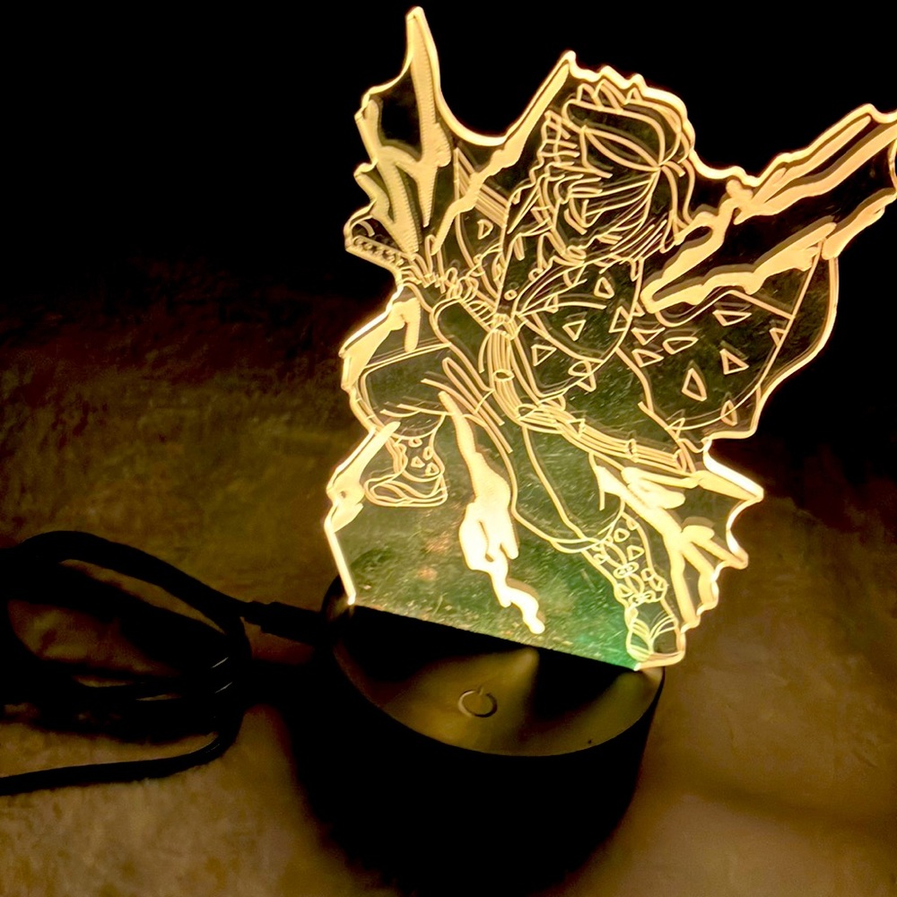Zenitsu Demon Slayer Night Light Lamp